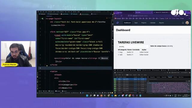 Live Coding - Usando o Livewire Para Dar Mais Vida as Suas Aplicações Laravel (PHP) смотреть онлайн