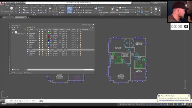 AutoCAD How To Delete Layers with Objects and Other Layers that Won't Delete! - 2 Minute Tuesday смотреть онлайн