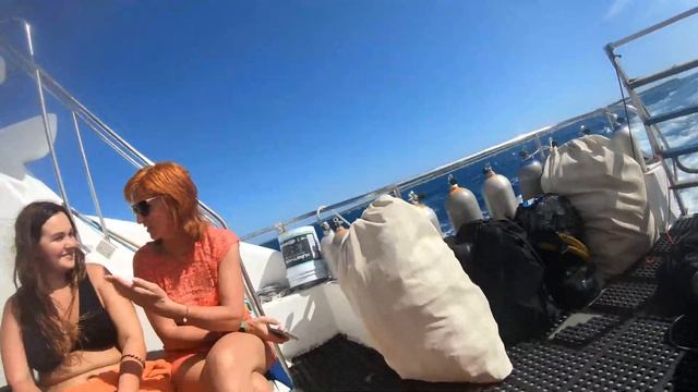 На катамаране с острова Catalina, Доминикана 2021