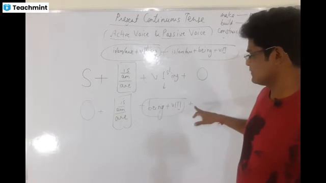 ACTIVE & PASSIVE VOICE( PRESENT CONTINUOUS TENSE) смотреть онлайн