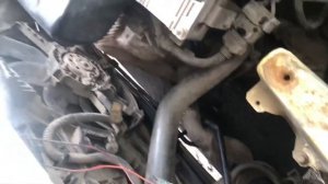 Замена датчика температуры на Фиат Добло бензин 1.4 2011 года.