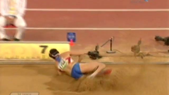 Tatyana Lebedeva - long jump 7.03m - Beijing 2008 смотреть онлайн