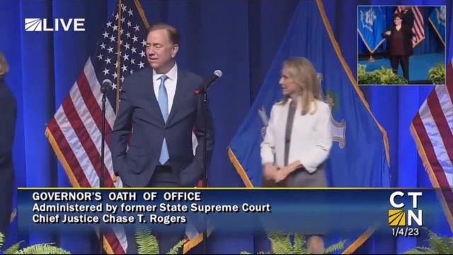 2023 Inauguration of Connecticut Governor Ned Lamont смотреть онлайн
