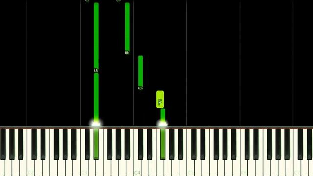 MINECRAFT MENU THEME - EASY Piano Tutorial смотреть онлайн