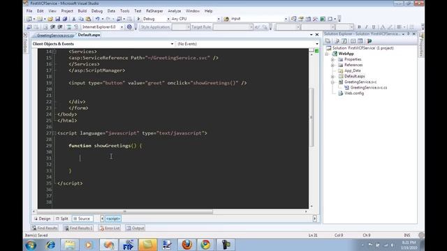 Creating Ajax Enabled WCF Service смотреть онлайн