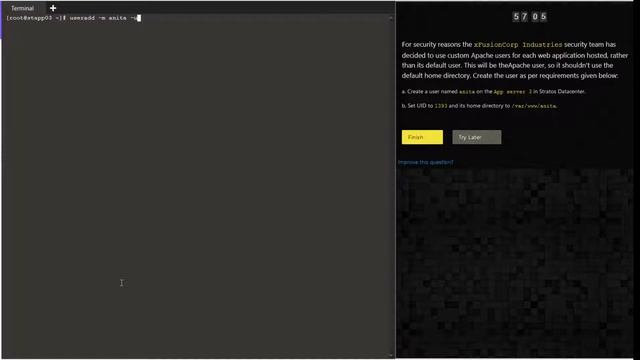 Create a user in Linux KodeKloud Engineer смотреть онлайн