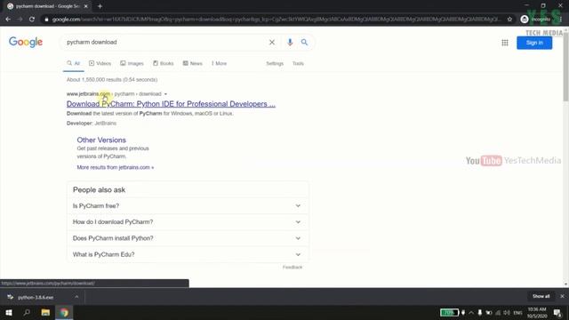 Installation of Python & Pycharm IDE | Python Programming Tutorial - Malayalam | Part 2 0f 22 | смотреть онлайн