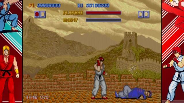 Street Fighter (1987) - Full Playthrough