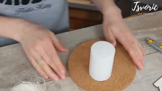 Easter decorative candlestick / Пасхальный декоративный подсвечник / DIY TSVORIC смотреть онлайн