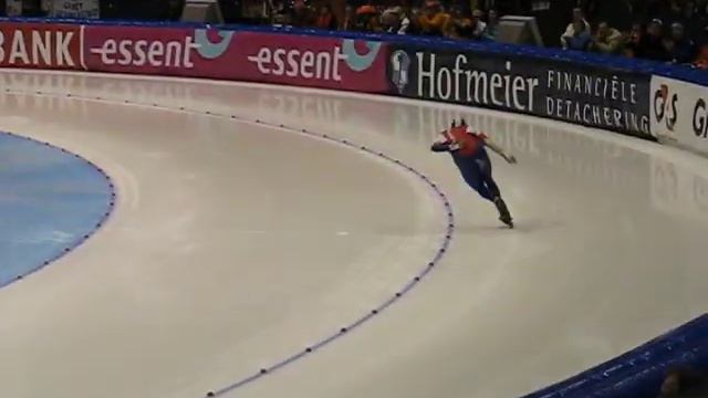 Laatste bocht 5000m Sven Kramer World Cup 2008 смотреть онлайн
