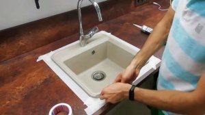 Как силиконить раковину