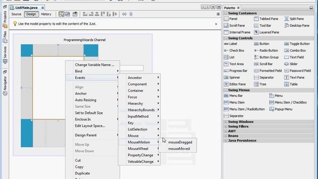 Java JList - Add,Update,Delete,Clear Full смотреть онлайн