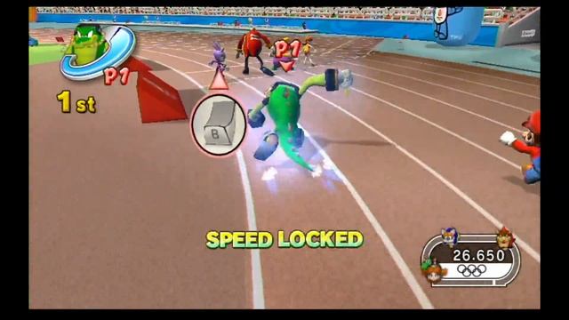 Mario & Sonic at the Olympic Games - 4x100m Relay #14 (Team Luigi/Green & Purple) смотреть онлайн