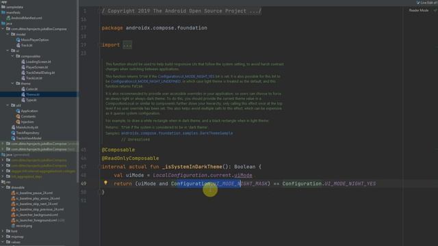 Adding Light Theme and Dark Theme in Jetpack Compose Android смотреть онлайн