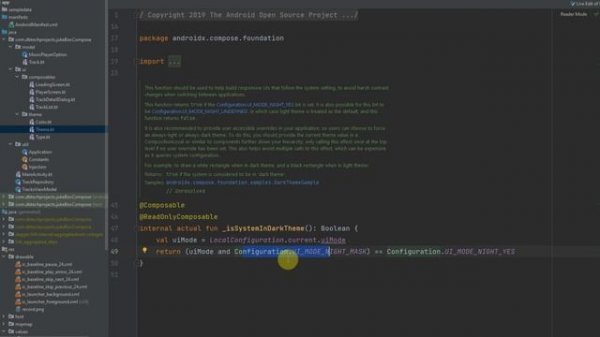 Adding Light Theme and Dark Theme in Jetpack Compose Android