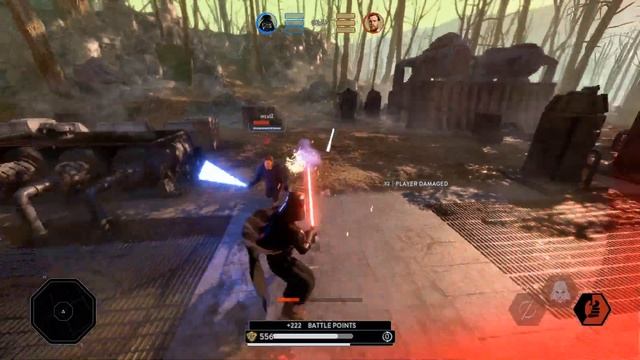 Darth Vader vs Obi-Wan Kenobi in Star Wars Battlefront 2 смотреть онлайн