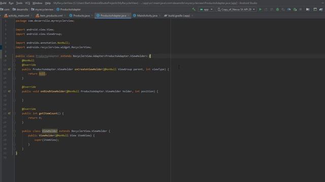 Crear RecyclerView android java смотреть онлайн