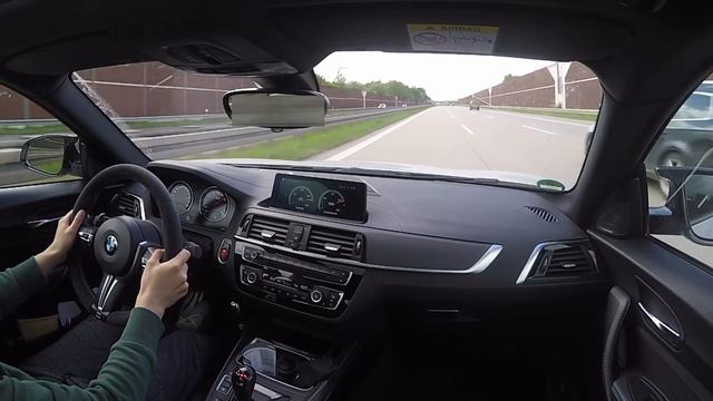 BMW M2 Competition Driving Sound and Top Speed on Autobahn (280KMH) смотреть онлайн