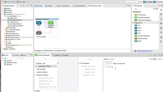 Introduction To Mule Application Development Part IX: Transform From JSON To XmL смотреть онлайн