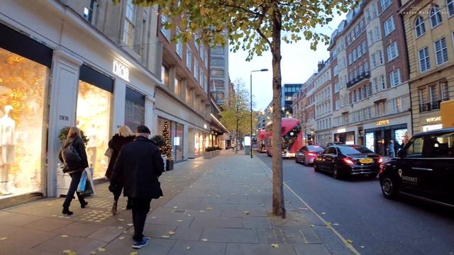 London Christmas Shopping?Harrods, Harvey Nichols in Knightsbridge✨ | London Christmas Walk [4K] смотреть онлайн