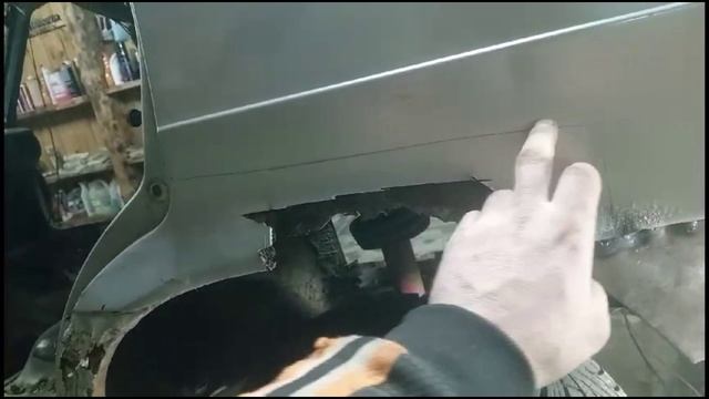 Восстановление гнилого крыла на автомобили ВАЗ. Ремонт авто.