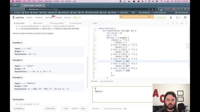 LeetCode exercises in Kotlin #2 - Roman To Integer смотреть онлайн