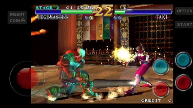Soul Calibur Edgemaster Giant Sword Grab and Leap Right Side Throw on Taki Ko Ryona смотреть онлайн