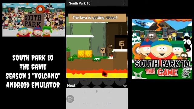 South Park 10 The Game - Android Java Emulator GamePlay #1 (season 1 - Volcano) смотреть онлайн