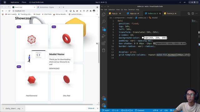 Building websites from scratch #EP9 ( Building our download modal ! ) смотреть онлайн