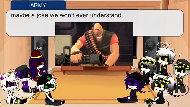Murder drones react to tf2 meet the heavy (plus ocs) смотреть онлайн