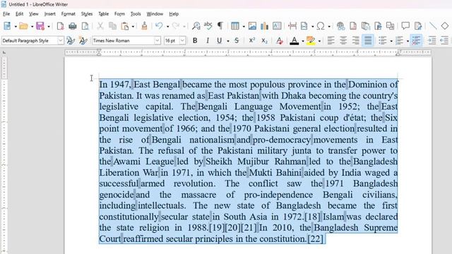 How to Remove White Bar Between Words in Libre office Writer After Copying From Web ? | LeonsBD смотреть онлайн