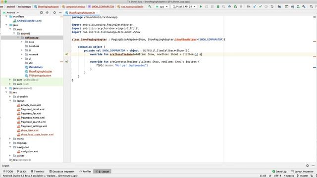 Part5 - Paging Adapter & Footer Adapter смотреть онлайн