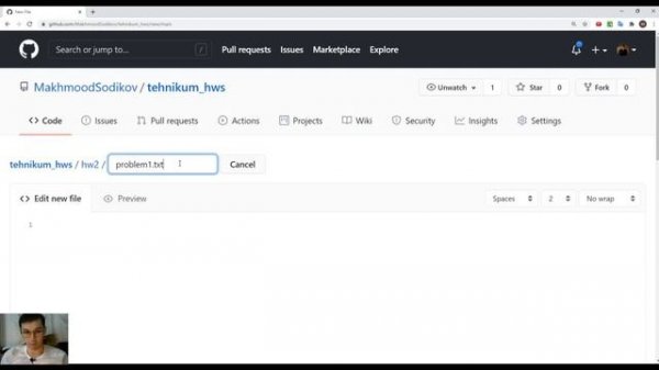 Регистрация на github и исправление багов