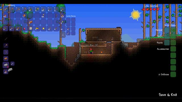 Terraria Tutorial ep.2 Smelting and basic Mining смотреть онлайн