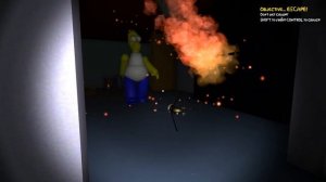Homer's Homicide - У ГОМЕРА СИМПСОНА ПОЕХАЛА ГОЛОВА - Игра - Хоррор - Прохождение