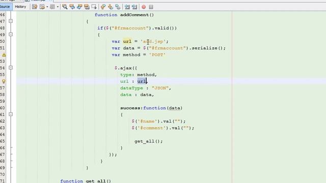 How to do the Comment System using Jsp Ajax Part 1 смотреть онлайн