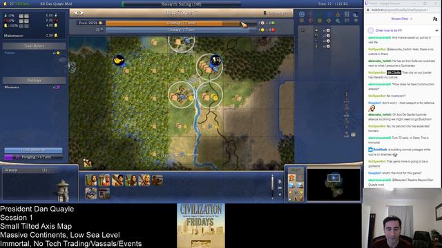Civ Fridays: President Dan Quayle, Part 1 смотреть онлайн