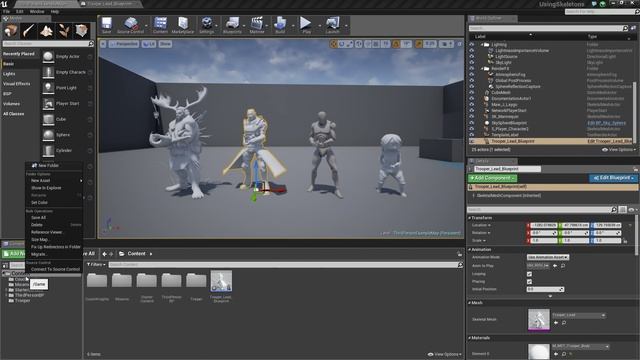 Skeleton Assets: Using Sockets | 04 | v4.8 Tutorial Series | Unreal Engine смотреть онлайн