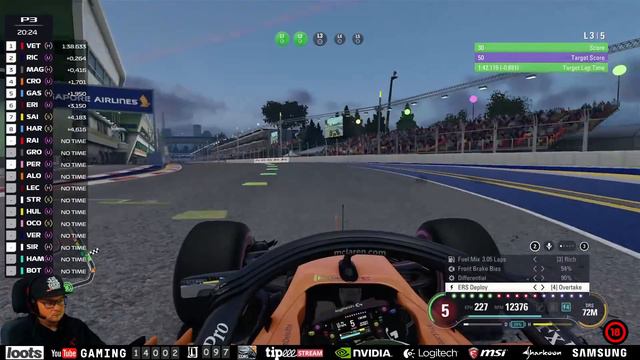F1 2018 // 15. futam: Singapore - Marina Bay // McLaren Renault KARRIER смотреть онлайн