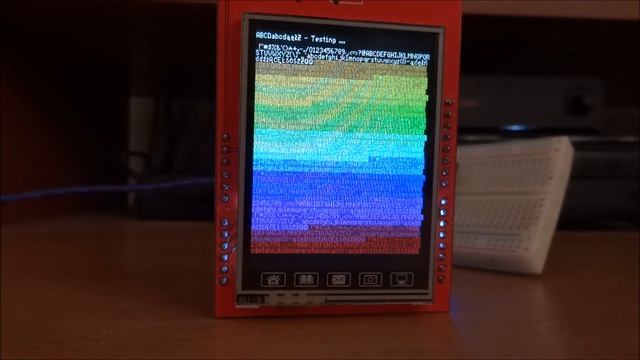 ESP8266 and 2.4" 8-bit parallel ST7781 TFT Uno Shield смотреть онлайн