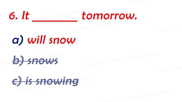 Future Simple Quiz - English Grammar Quiz Questions With Answers