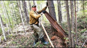 В ТАЙГУ ЗА МЕТАЛЛОМ.НАХОДИМ СТОЯНКИ ЛЕСПРОМХОЗА ВРЕМЁН СССР.