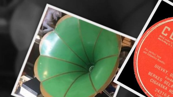 Hungarian/Slovak 78rpm recordings, 1929. COLUMBIA 24216-F. Ĉervene, červine, vinko – čardáš