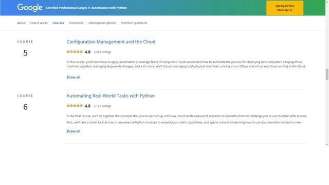 Google IT Automation with Python Professional Certificate Review смотреть онлайн