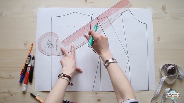 Как построить рукав. Простой способ. смотреть онлайн