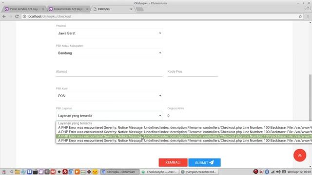Membangun Olshop sederhana dengan CodeIgniter Part 21 : Menampilkan List Layanan pada Checkout смотреть онлайн