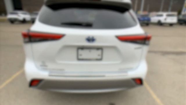 2022 Toyota Highlander Hybrid Platinum KT3127A смотреть онлайн