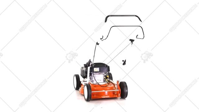 Газонокосилка бензиновая Stihl RM 2.2 R мульчирующая 3D обзор. смотреть онлайн