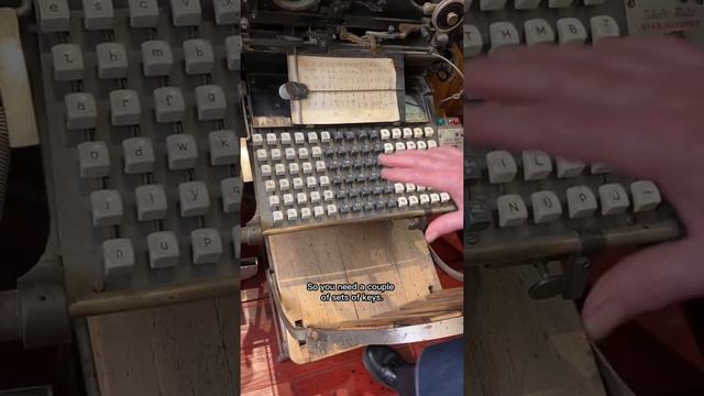The Keyboard on Our Model 8 Linotype смотреть онлайн
