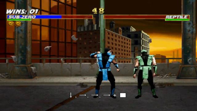 MORTAL KOMBAT TRILOGY CLASSIC SUB-ZERO [TUTORIAL PSX] смотреть онлайн